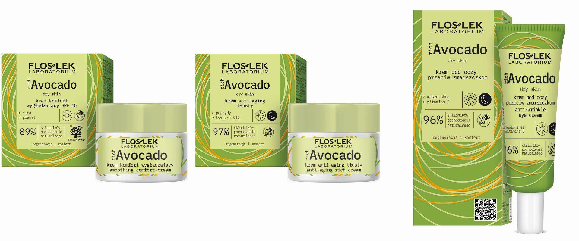richAvocado - nowa linia kosmetyków Floslek na pomoc suchej skórze